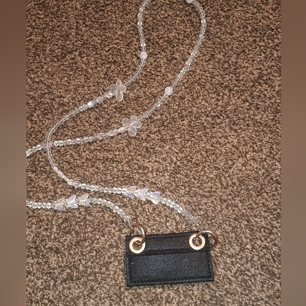 Hermes Leather Purse/Case W/Insert And UNBRANDED Chain. - Picture 9 of 15